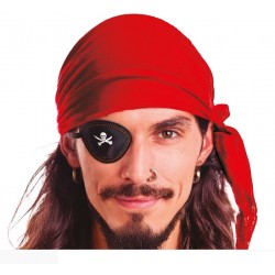 Pañuelo pirata rojo