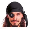 Pañuelo pirata negro