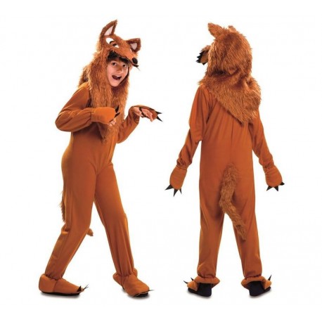 DISFRAZ LOBO FEROZ MARRON INFANTIL TALLAS