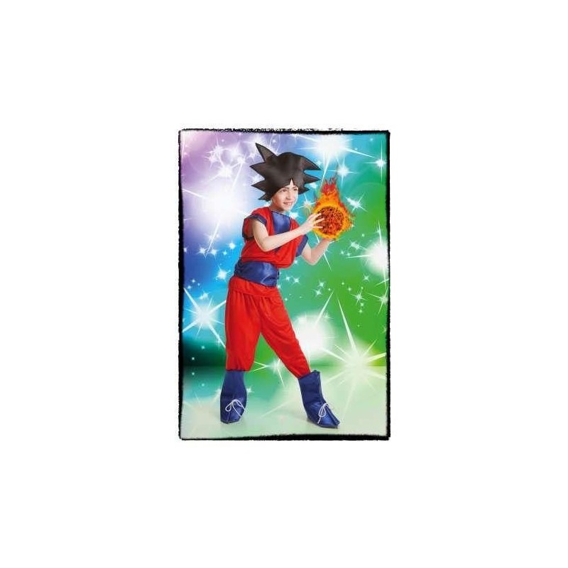 Peluca negra Goku Saiyajin Dragon Ball Z niño