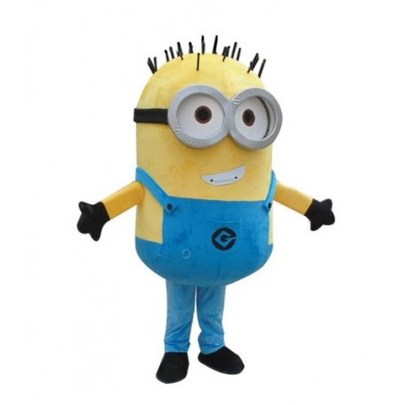 Disfraz de minion de lujo para adultos Multicolor