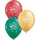 Globos Reyes Magos Qualatex 6 uds