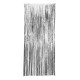 Cortina metalizada plata 100x240 cm