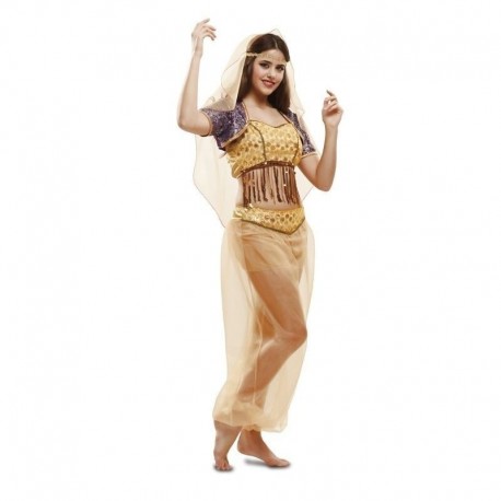 Disfraz Carnaval Pañuelo dorado para la danza del vientre