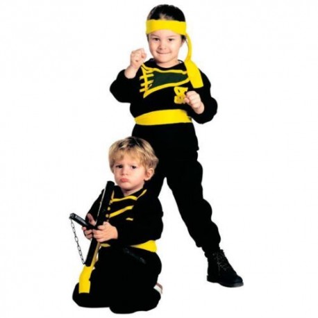 Disfraz ninja similar a goku niño talla 8-10 años - Tusdisfracesbaratos.com
