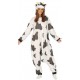 Disfraz vaca pijama adulto talla M 48 50